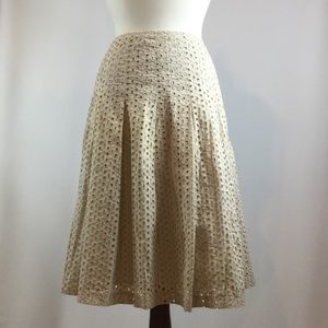 Liz Claiborne 100% linen skirt w/zipper and lining